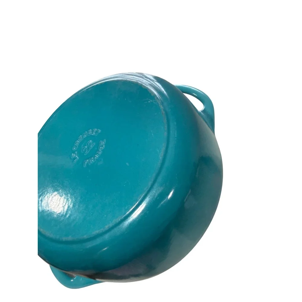 Le Creuset Signature Cast Iron 3.5 Quart Sauteuse, Caribbean Teal